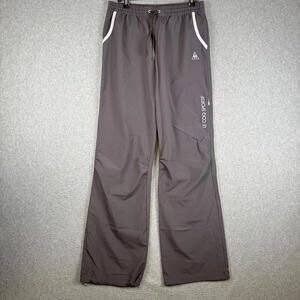 Le Coq Sportif Men's Size Large Grey Wide Leg Athletic Pants Streetwear
